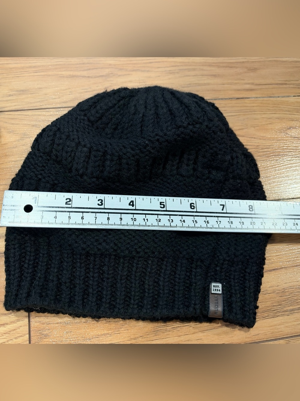 RUDSAK lambwool blend wool Knit long Scarf and Beanie Set - Picture 5 of 10